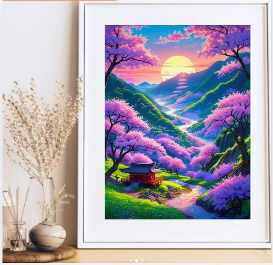 Mount Yoshino Valley Wall Art product image (2)
