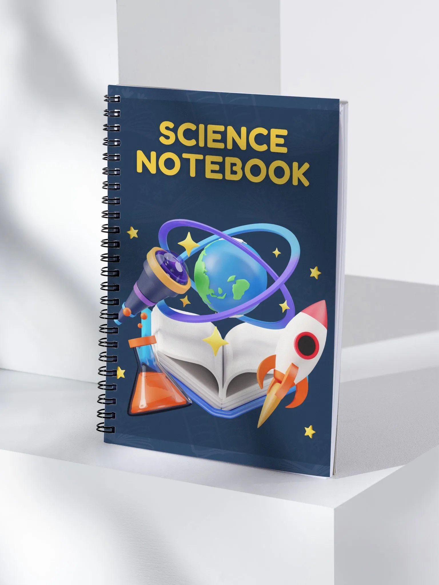 Cosmic Science Spiral Notebook product image (4)