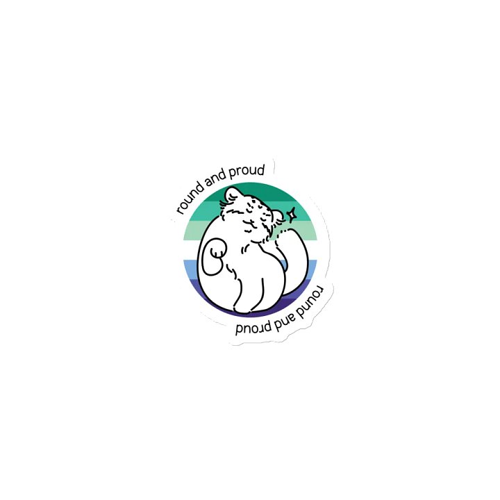 Round and Proud Manul Gay MLM Version - Magnet product image (1)