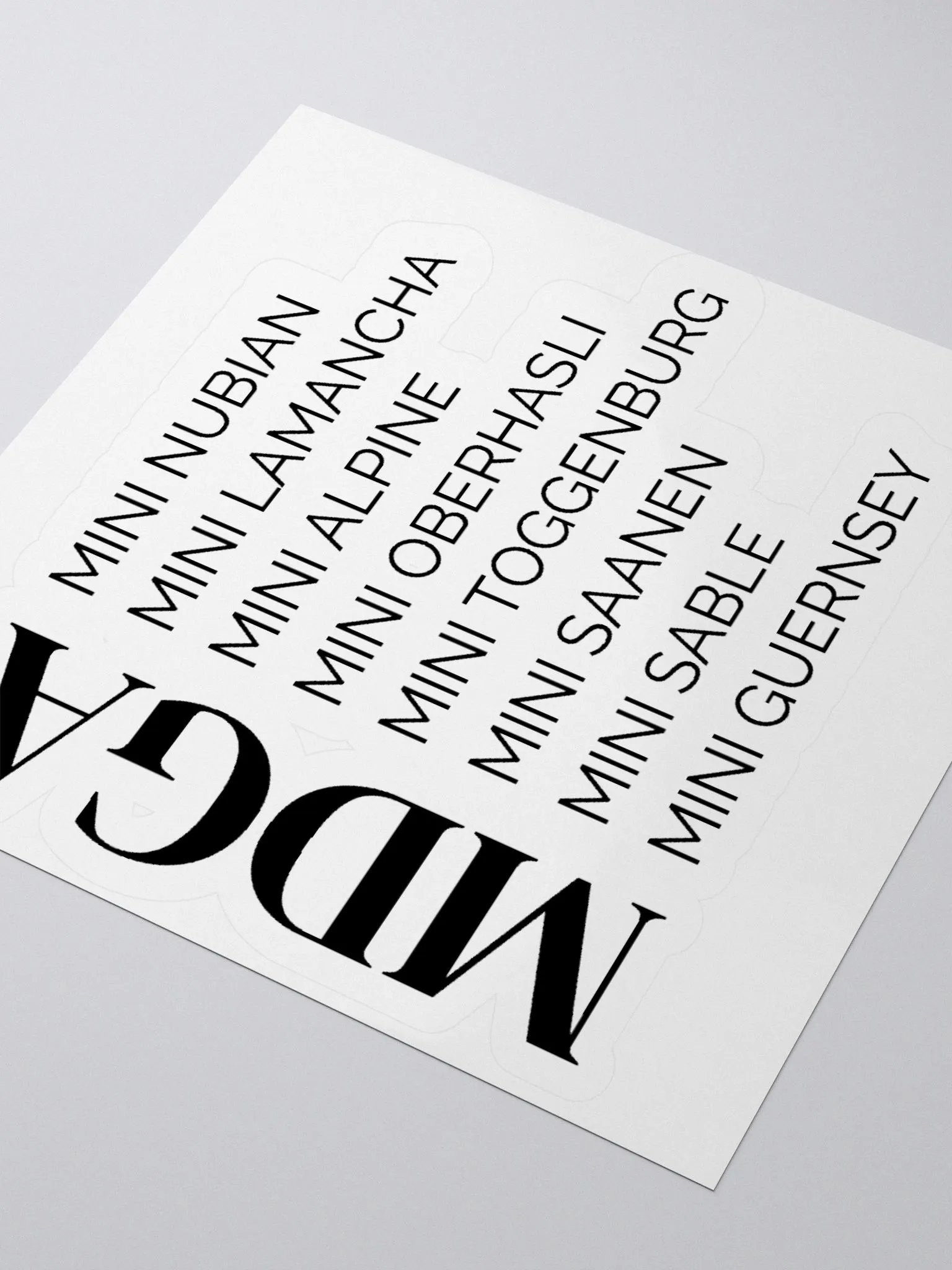 MDGA Breeds sticker product image (9)