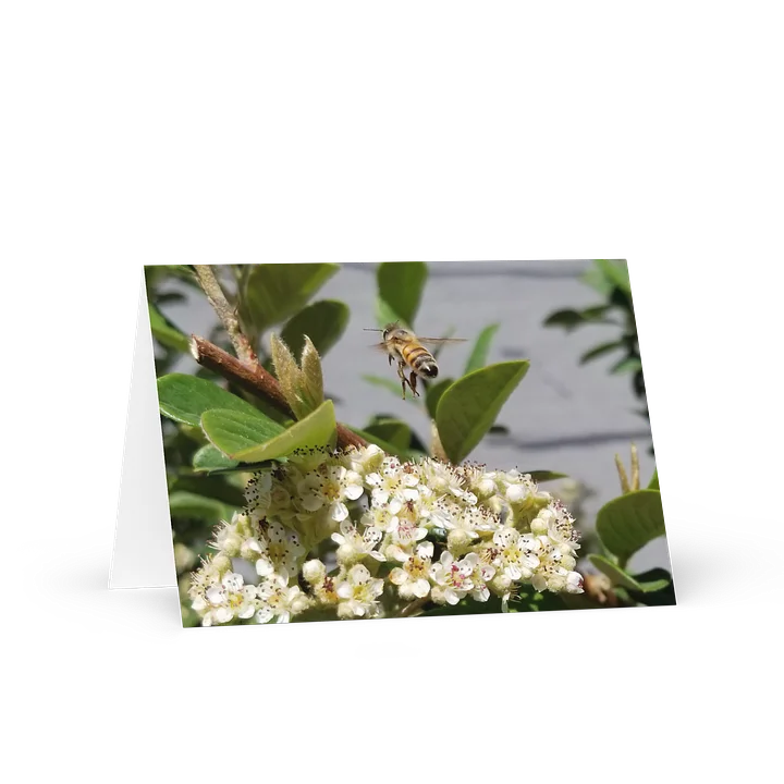 Bee in Flight Greeting Card product image (1)