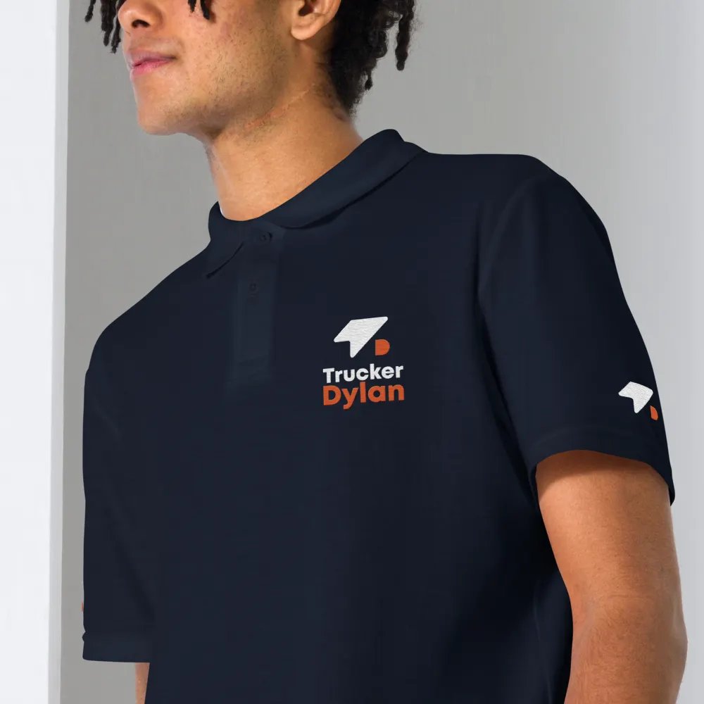 First Edition: Unisex Polo with Vertical TD Logo product image (1)