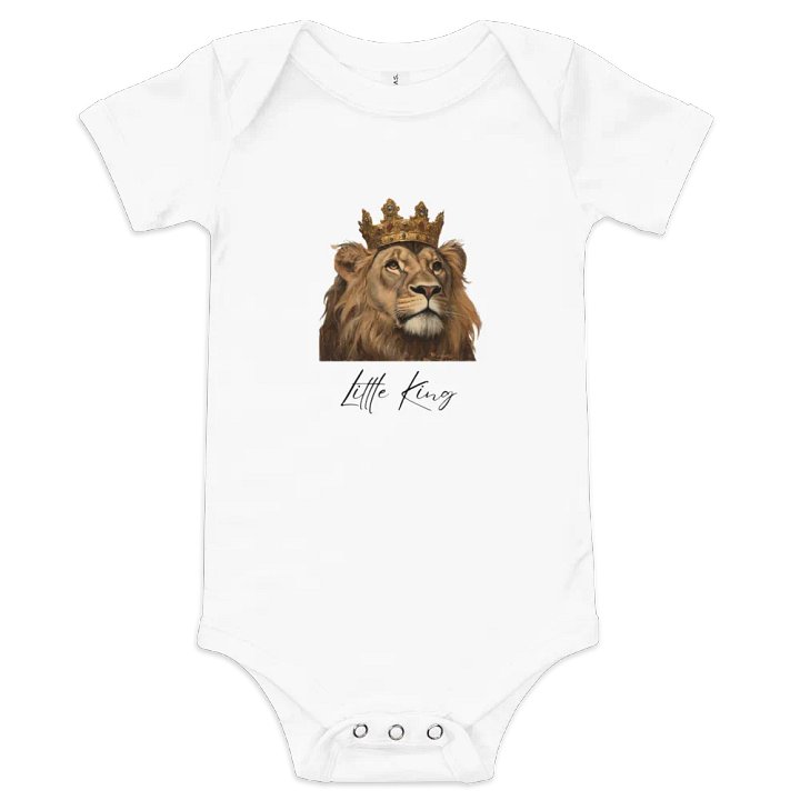 Royal Lion Baby Short Sleeve Onesie product image (1)