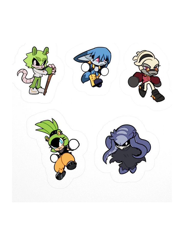 IDW Sonic Bad guys stickers product image (1)