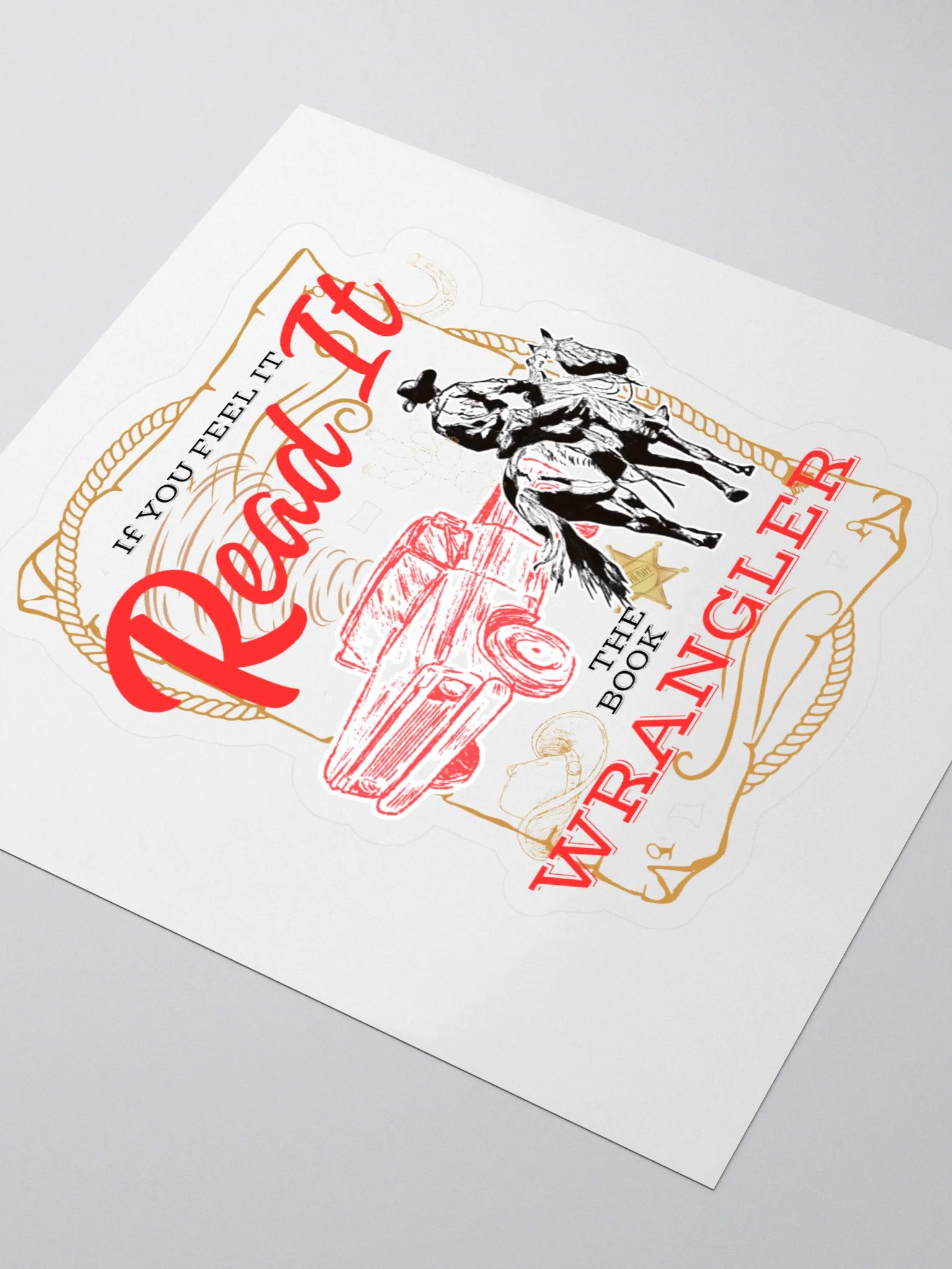 Read It and Wrangler sticker product image (3)