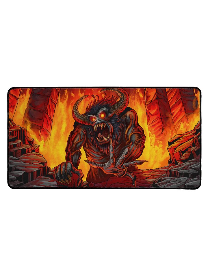 'Firedweller' Hand Drawn Playmat by DarkSideTokens! product image (1)