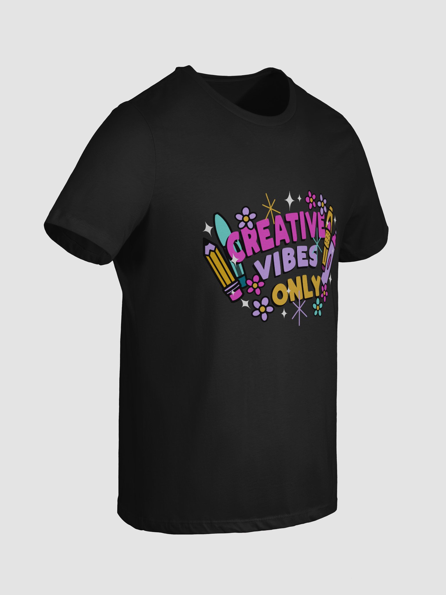 Creative Vibes Only Women's Relaxed Fit T-Shirt product image (37)