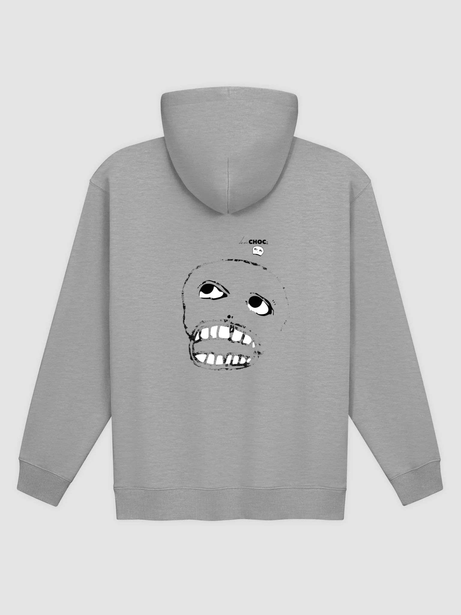 Mascot Organic Hoodie Embroidered Identity White/Grey product image (8)