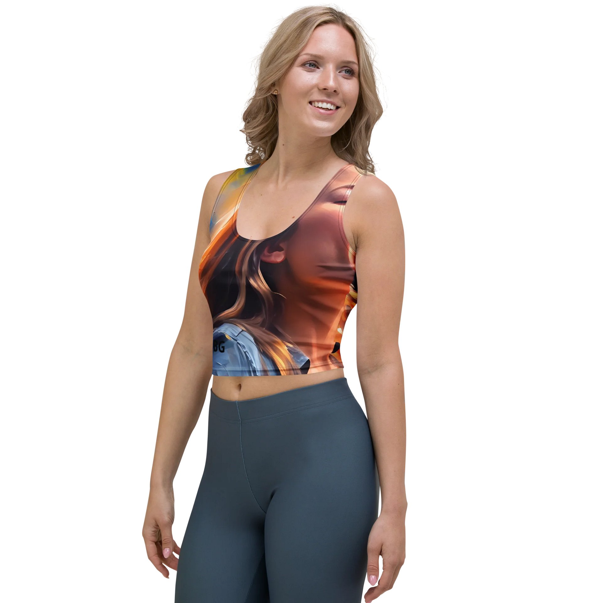 'Impossible Dream' All-Over Crop Top product image (3)
