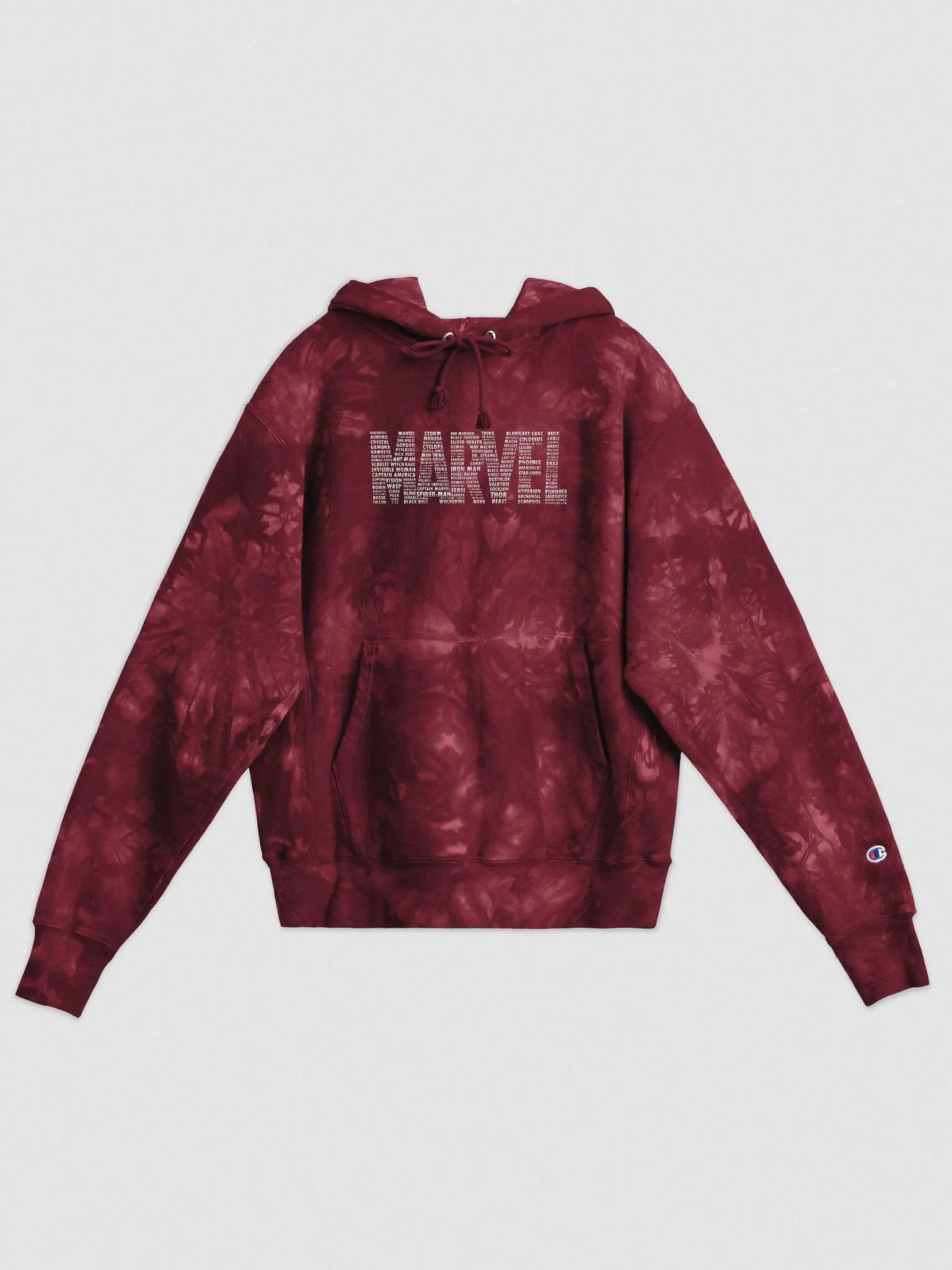 Marvel Names Tie-Dye Hoodie product image (1)