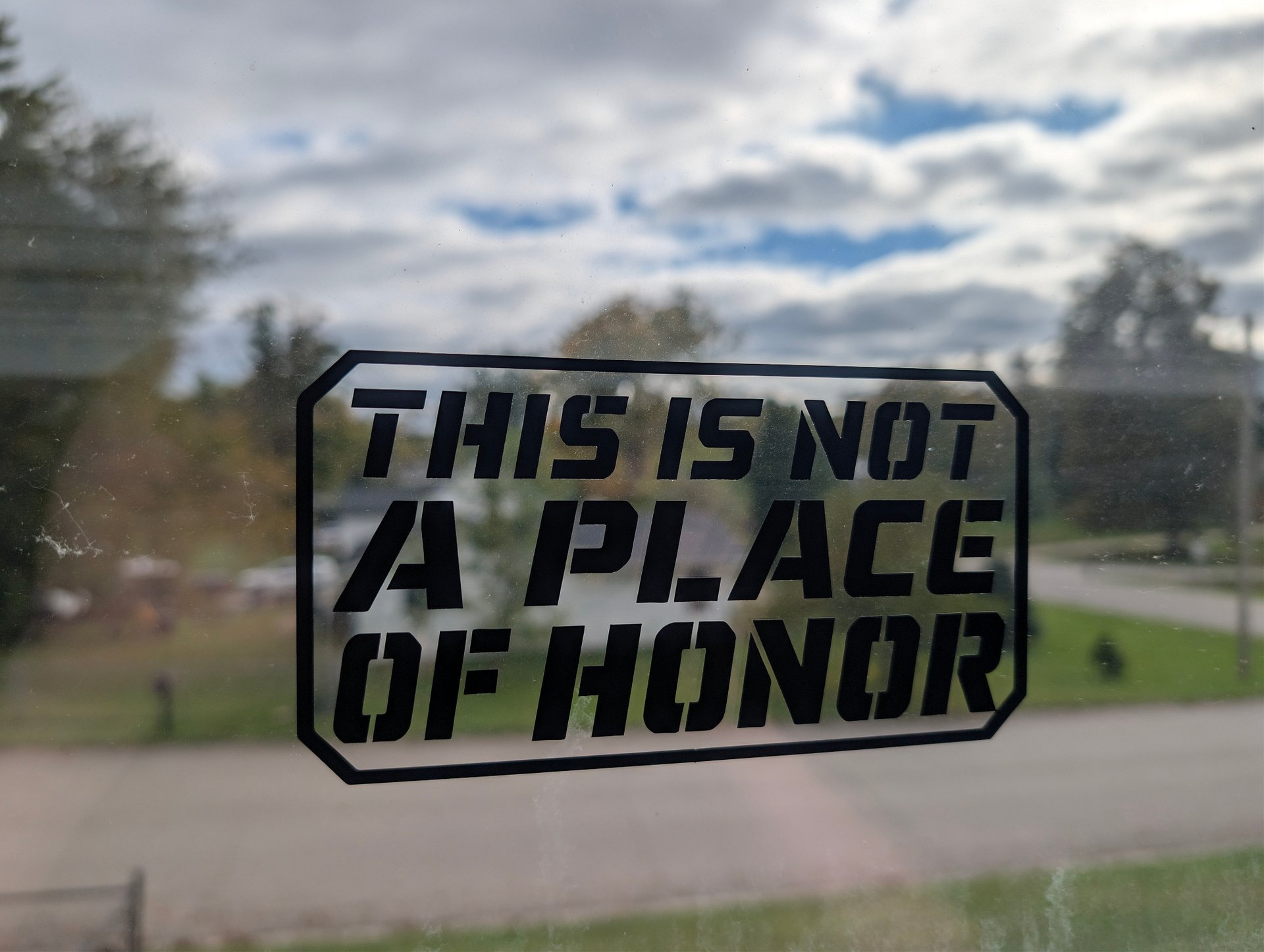 THIS IS NOT A PLACE OF HONOR product image (1)