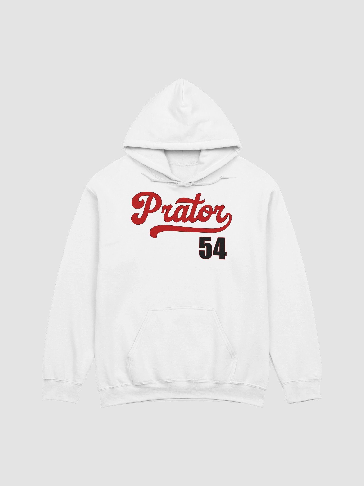 Prator54 Red Logo Hoodie product image (1)