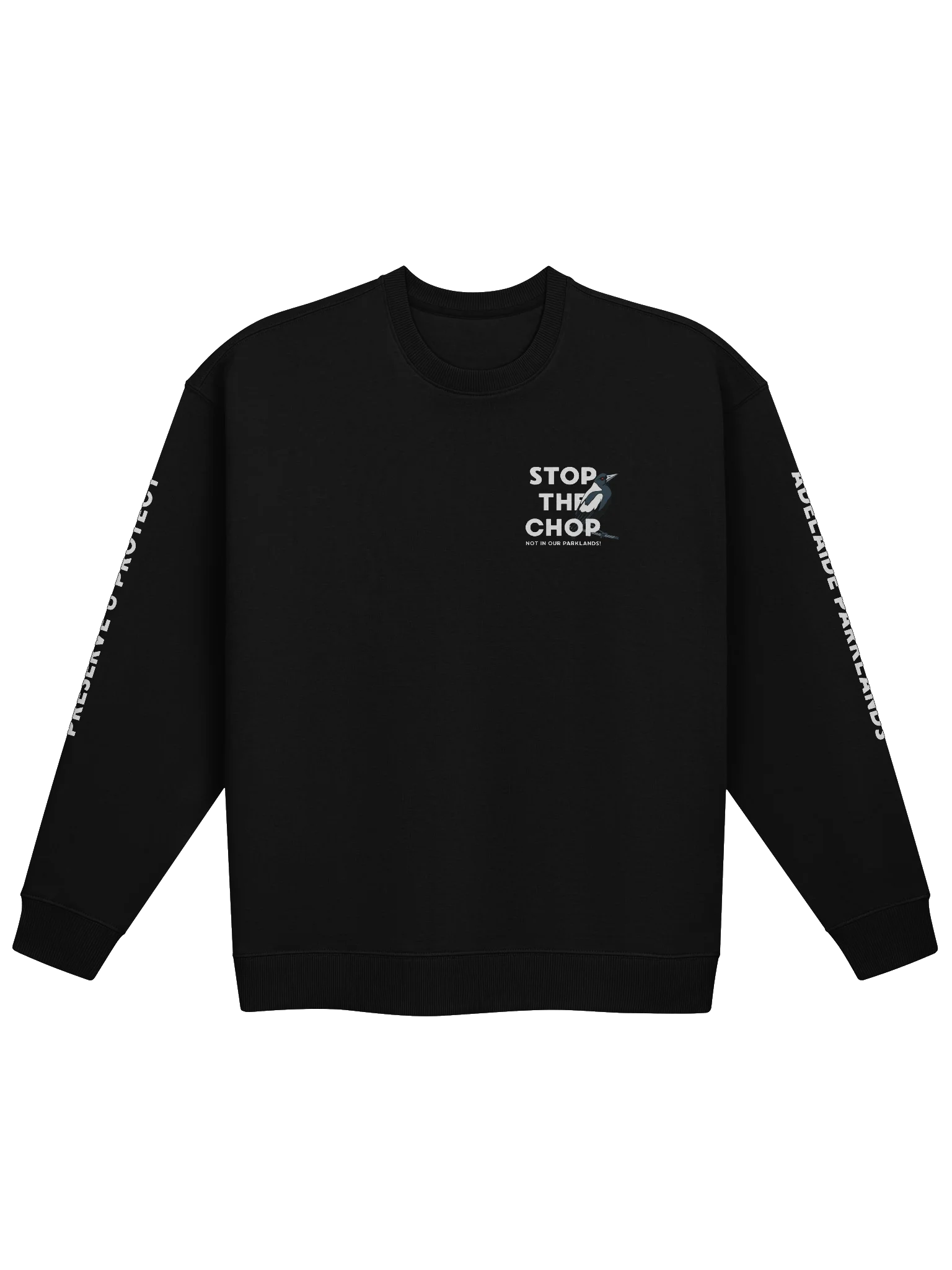 STOP THE CHOP | Magpie | Unisex | Premium Organic Oversized Sweatshirt product image (2)