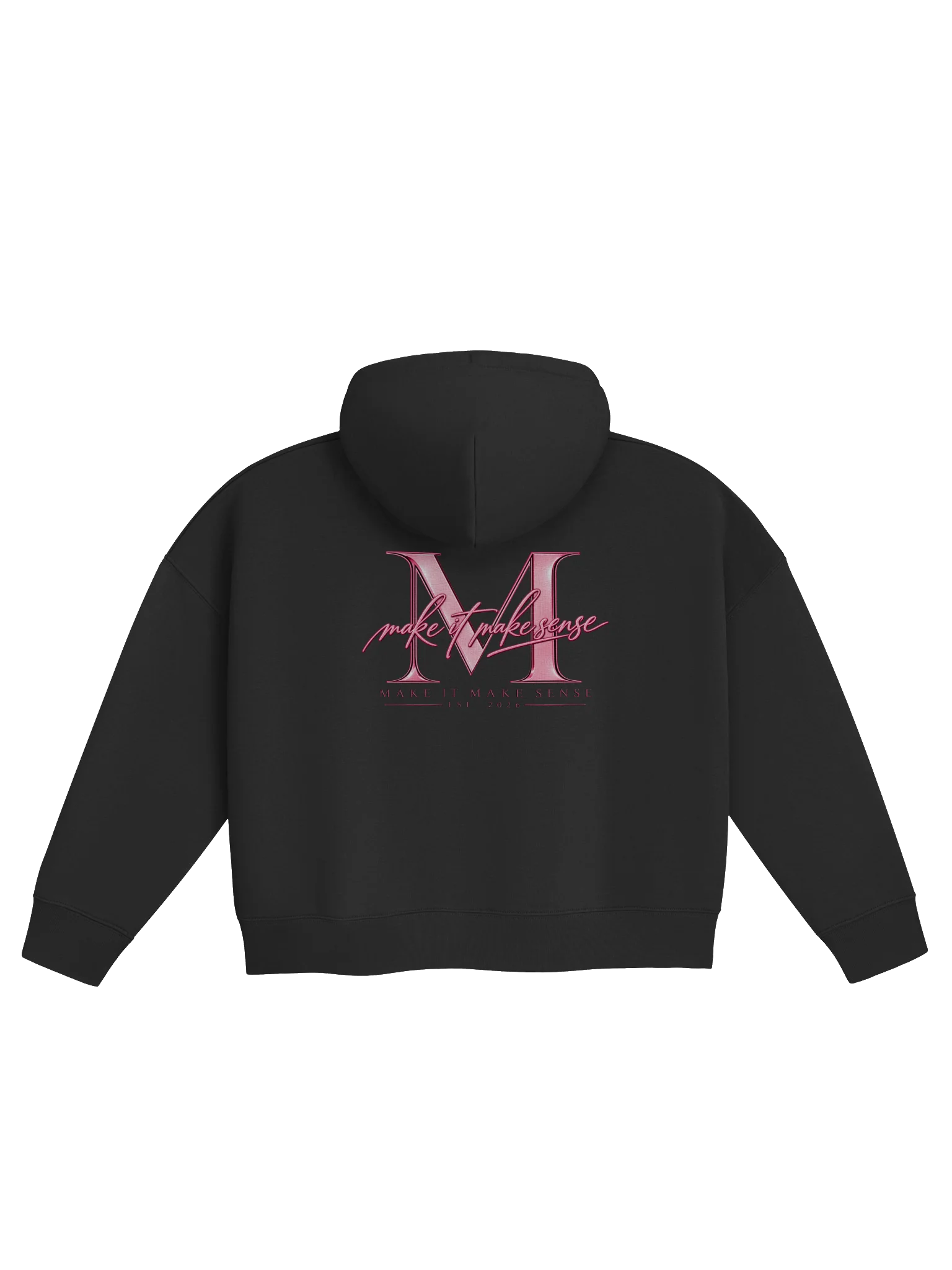 Silver Interwoven Monogram Women's Organic Hoodie product image (5)