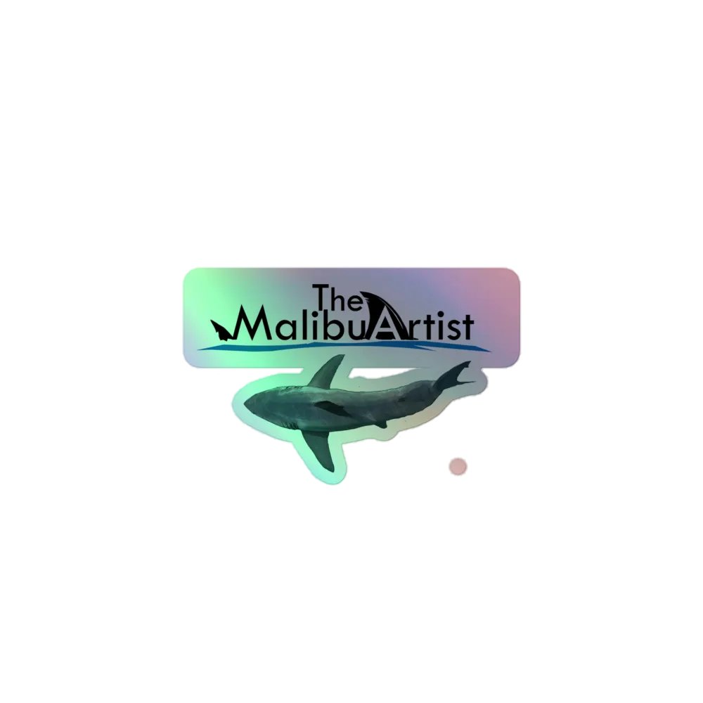 TheMalibuArtist sticker w/Shark product image (1)