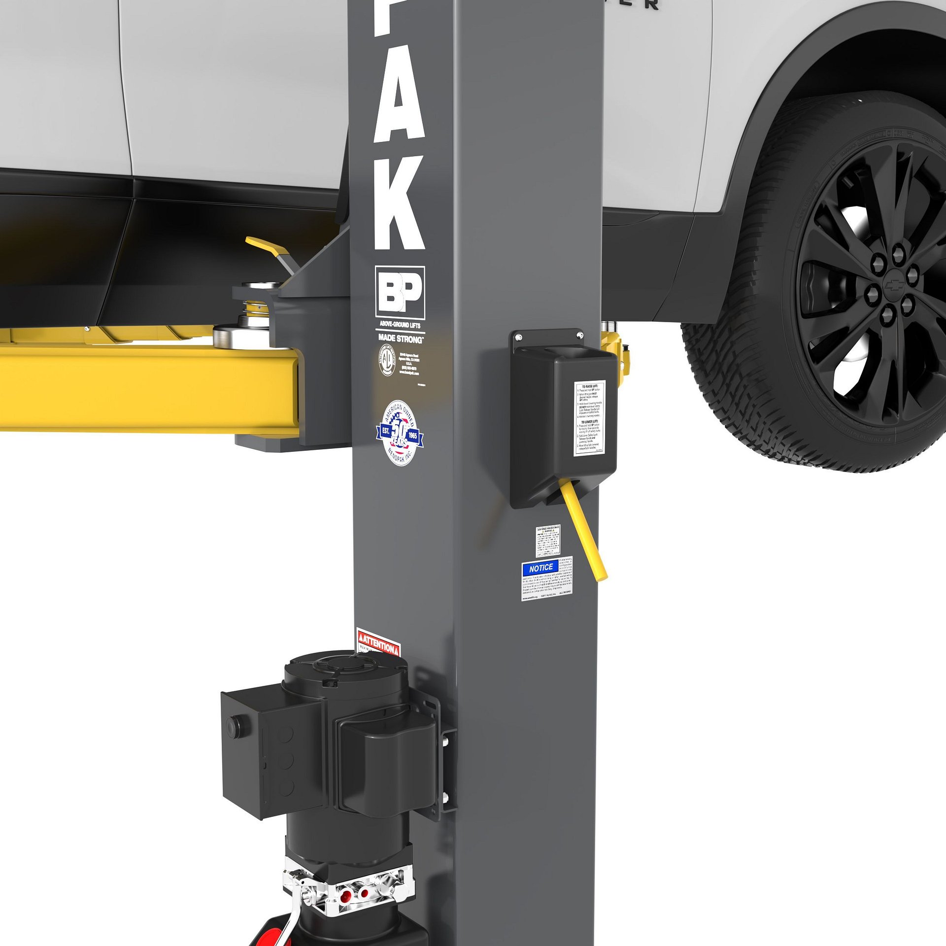 BendPak 9APF Open-Top Two-Post Lift for Low Ceilings - 9,000 lb Capacity product image (2)