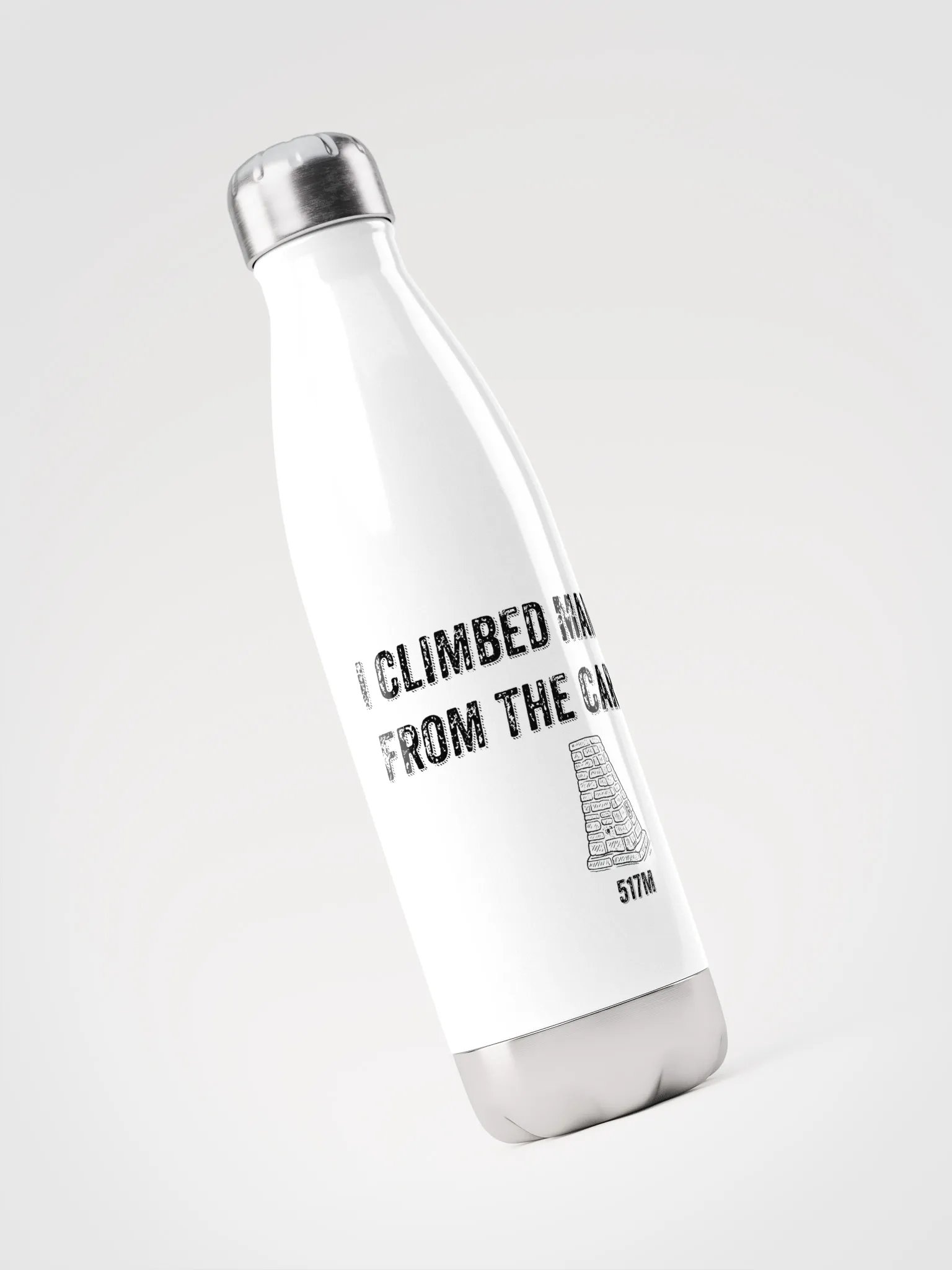 I climbed Mam Tor from the car park water bottle product image (3)