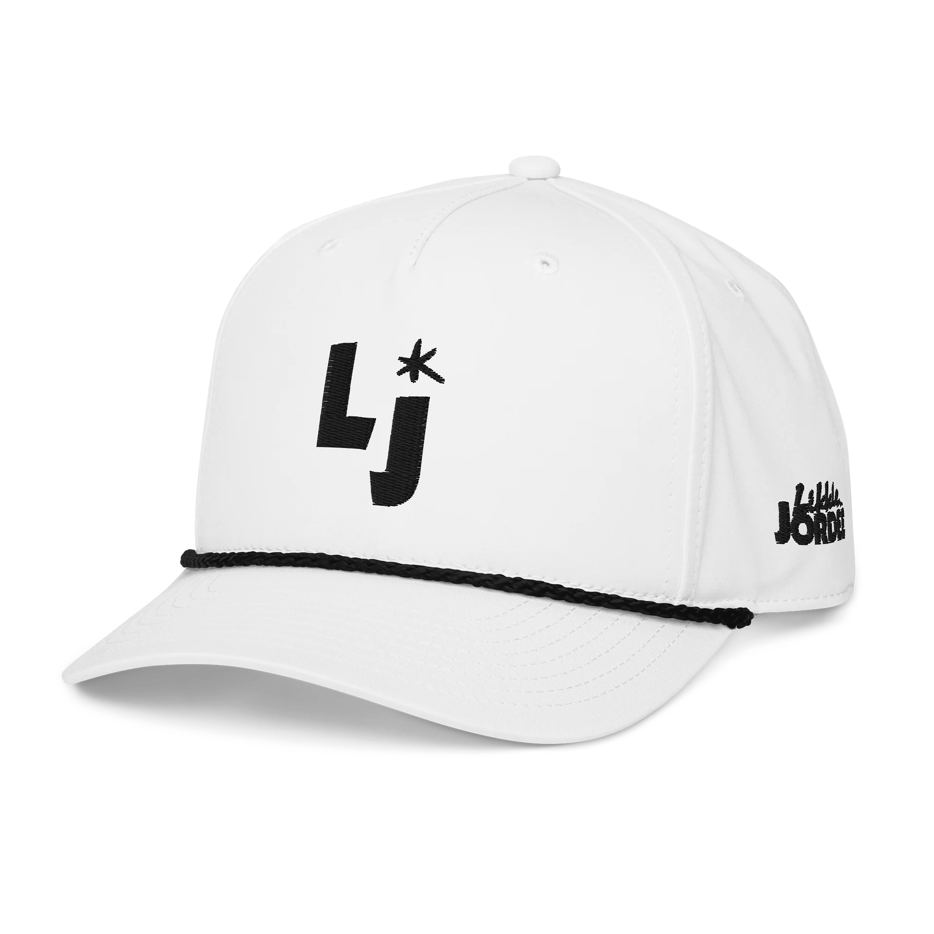"Icon” Embroidered Golf Rope Cap in White product image (4)