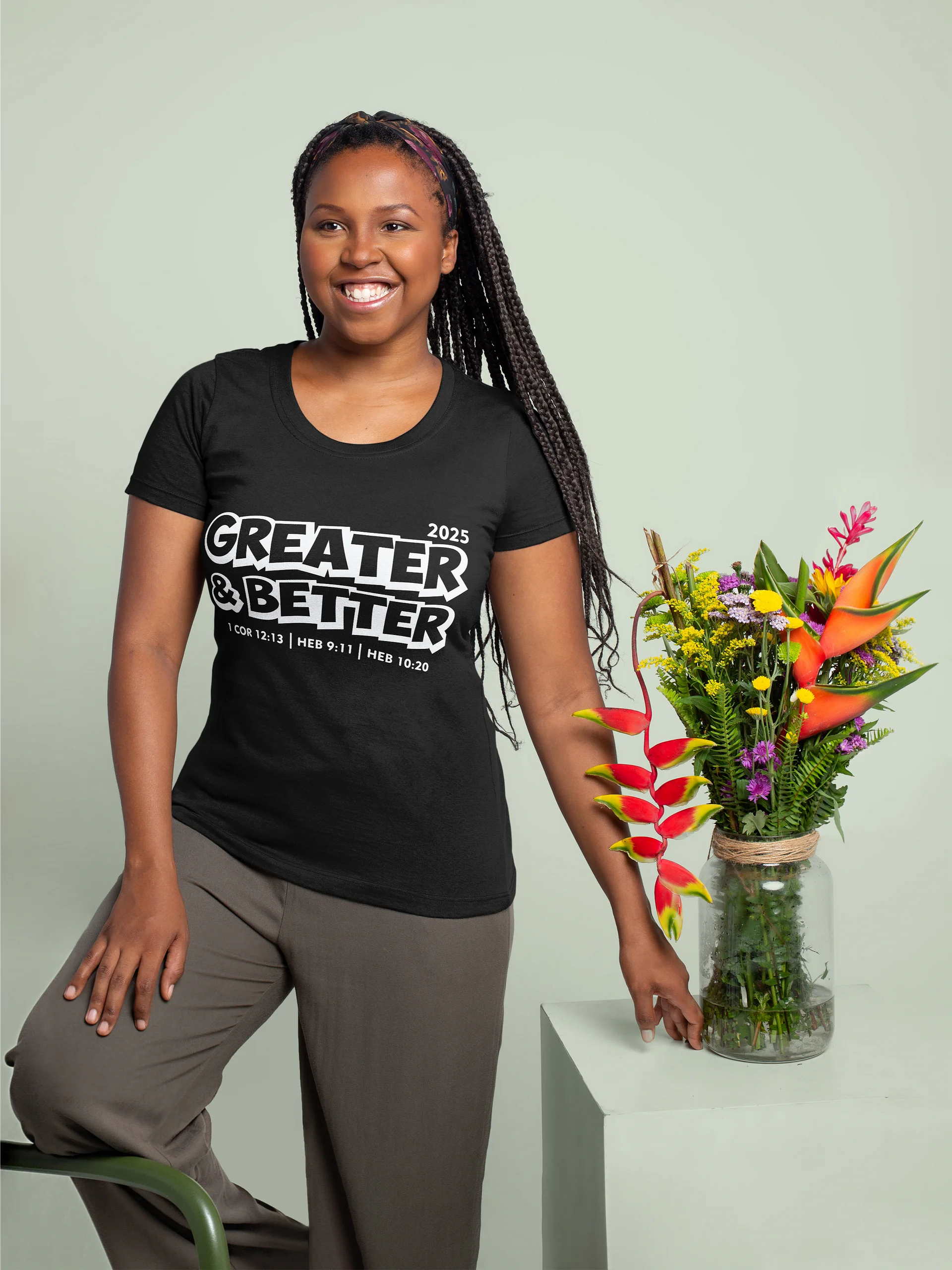 Greater & Better 2025 Black T-shirt product image (4)