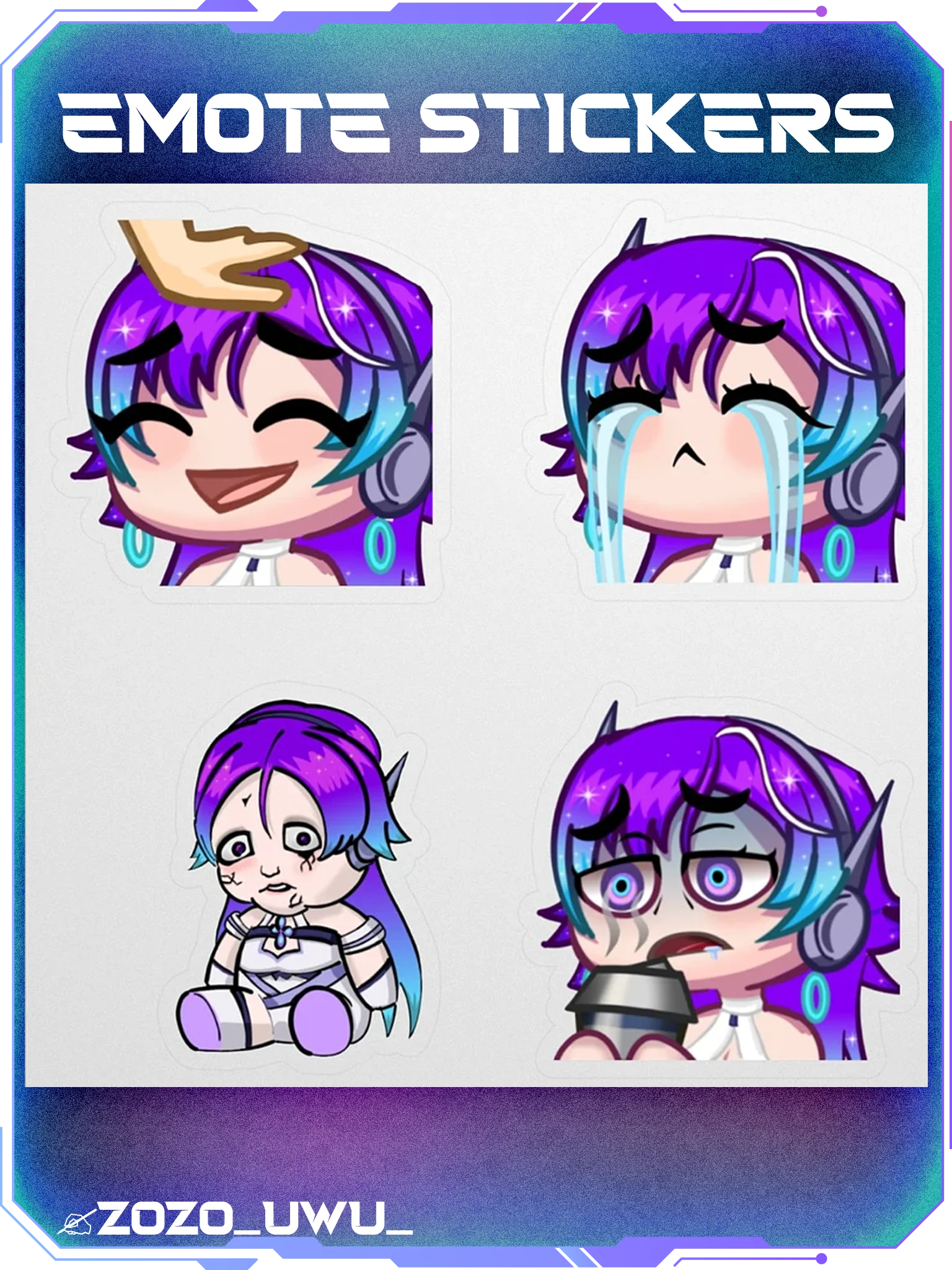 Stickers: Emotes pt 2 product image (1)