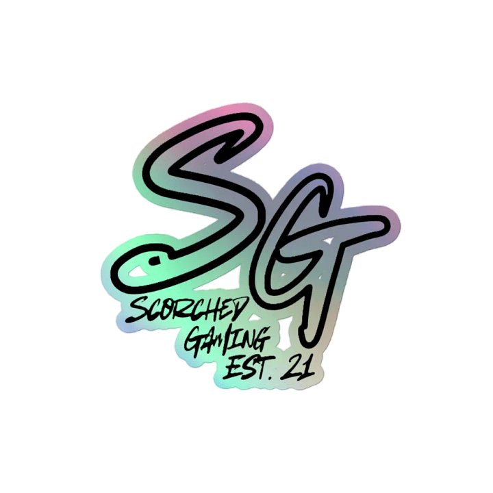Scorched Holographic Sticker V2 product image (2)