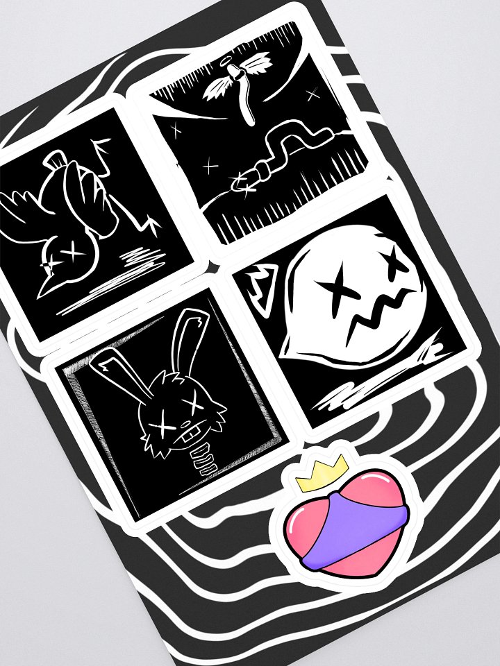 DEATH BY BOOTY XX STICKER PACK product image (1)