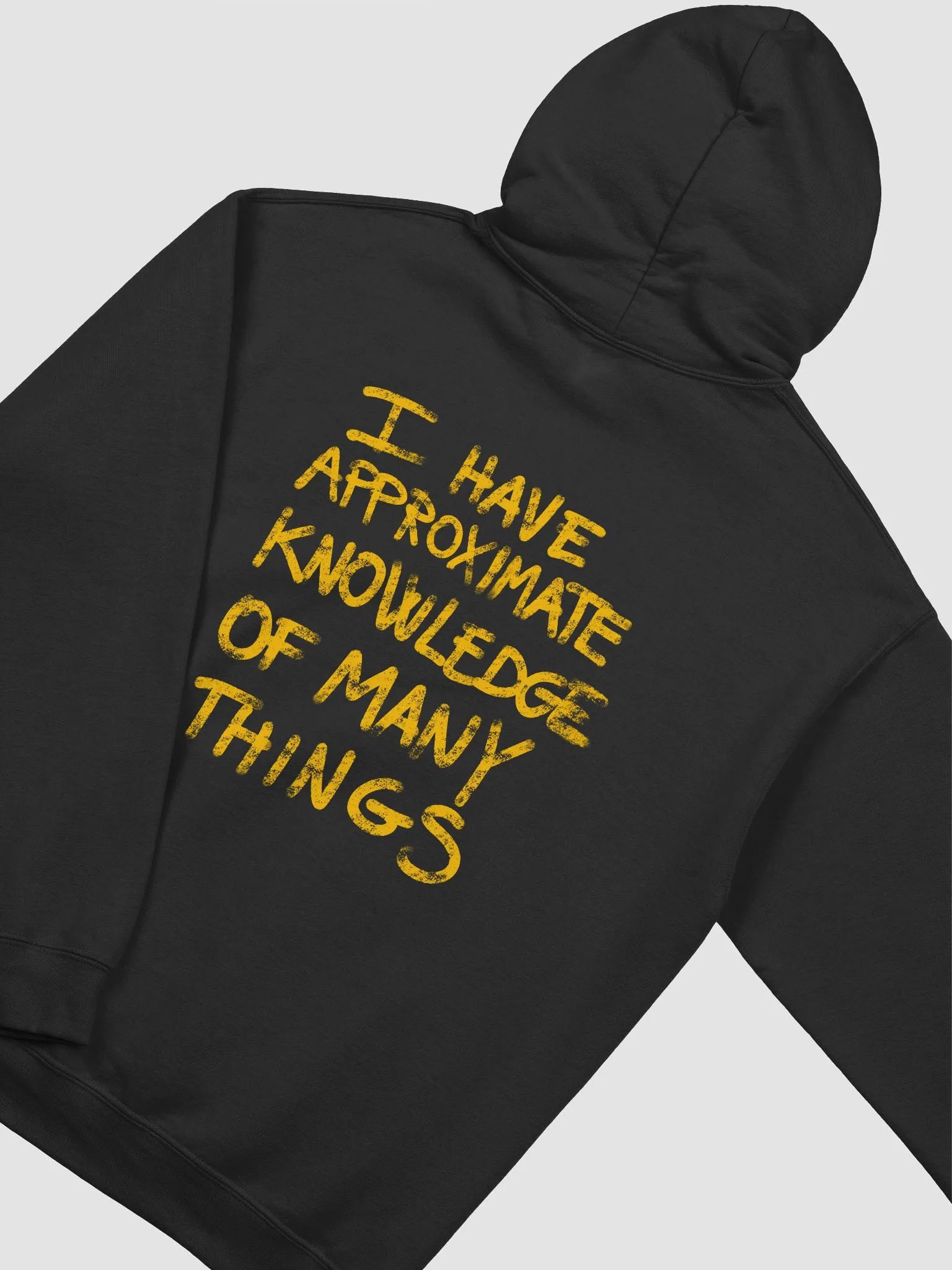 Demon Cat With Text on the Back Classic Hoodie Multicolor product image (20)