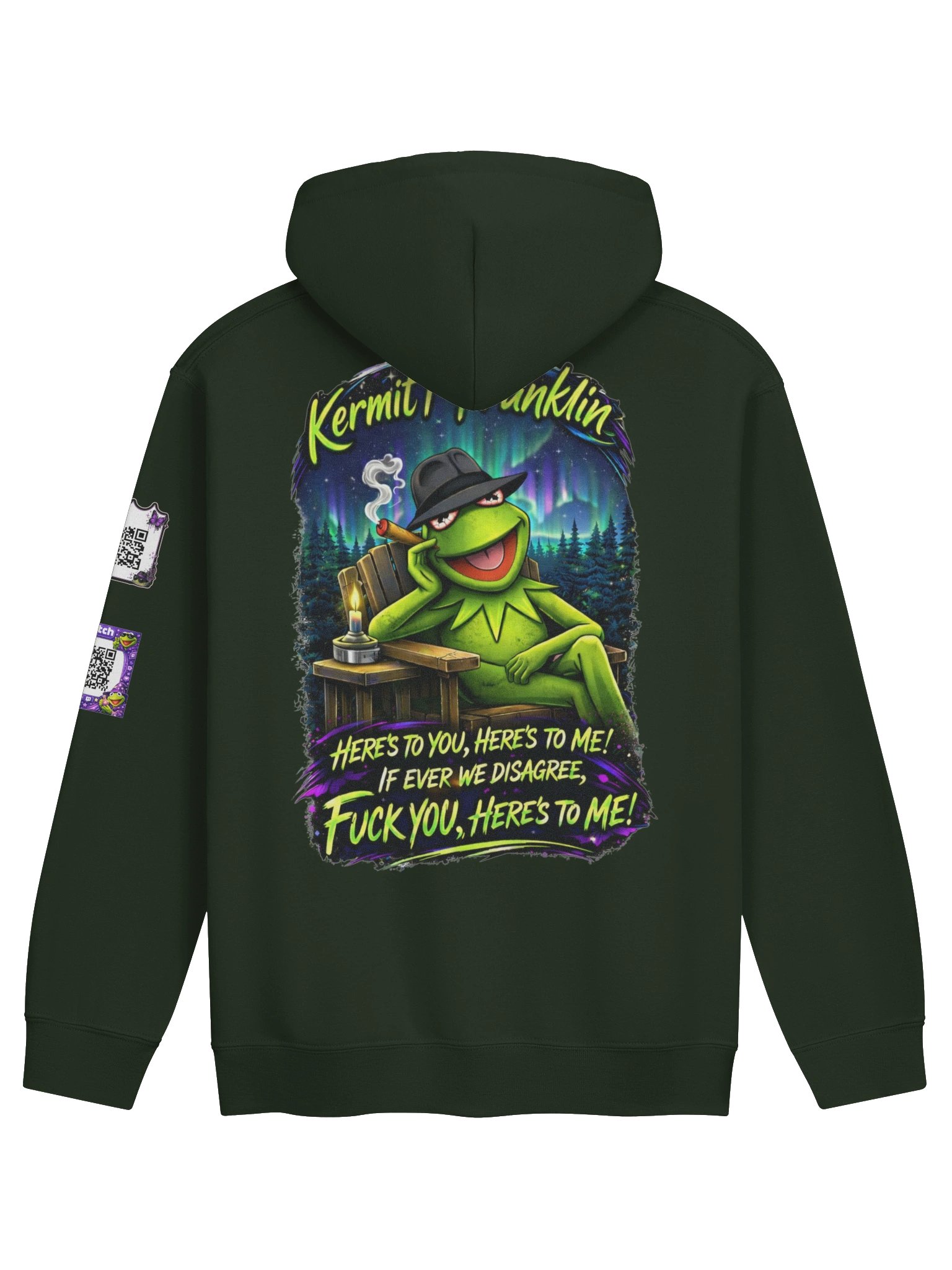 Fuck You Toast Hoodie w/QR product image (2)