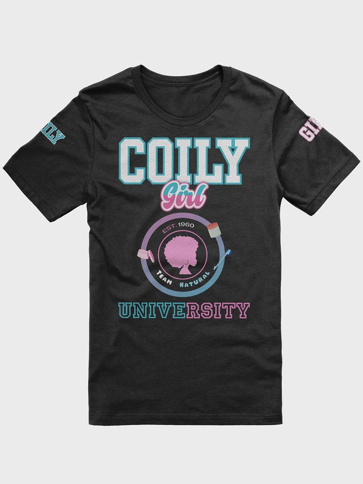Coily Girl University Tee product image (1)