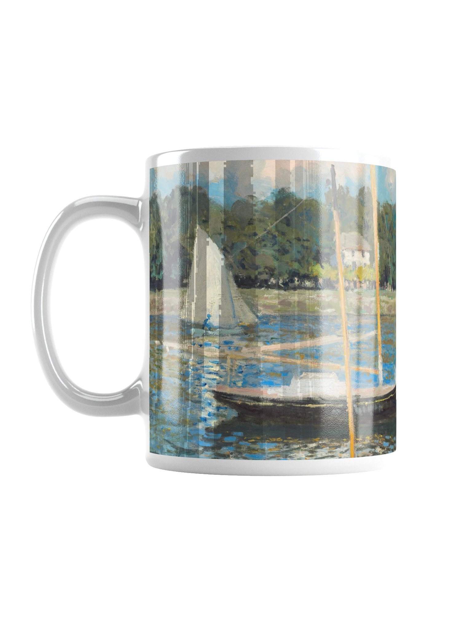 The Bridge at Argenteuil (Claude Monet) Mug product image (2)