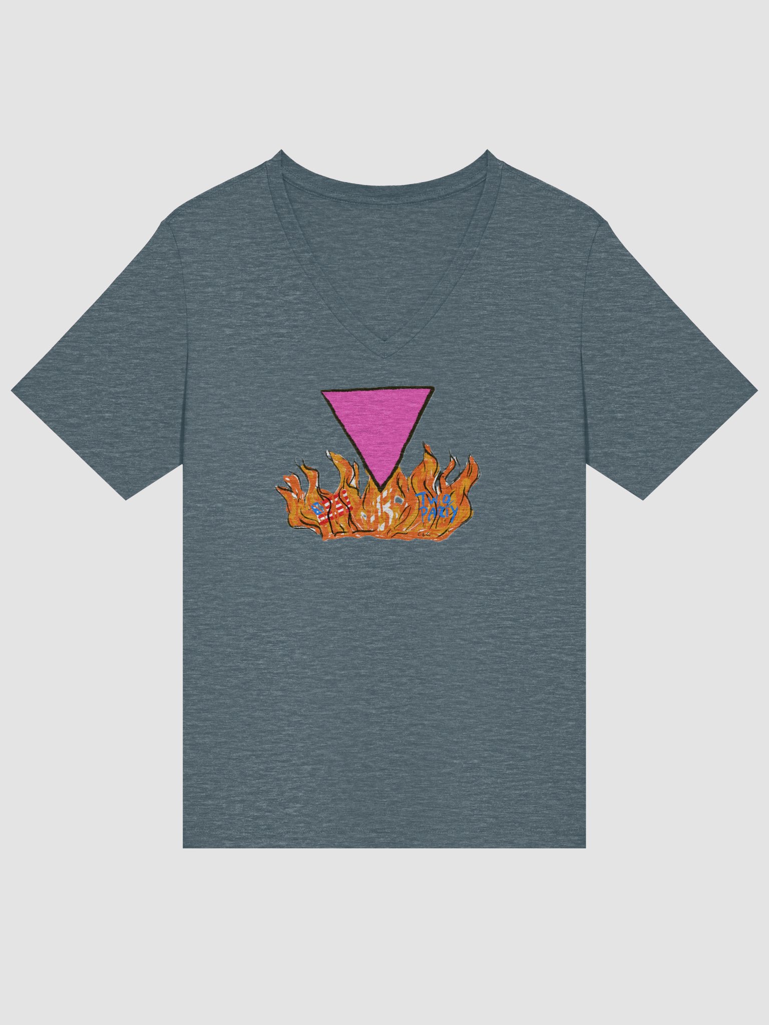 Burn It All Down V-Neck tee product image (12)