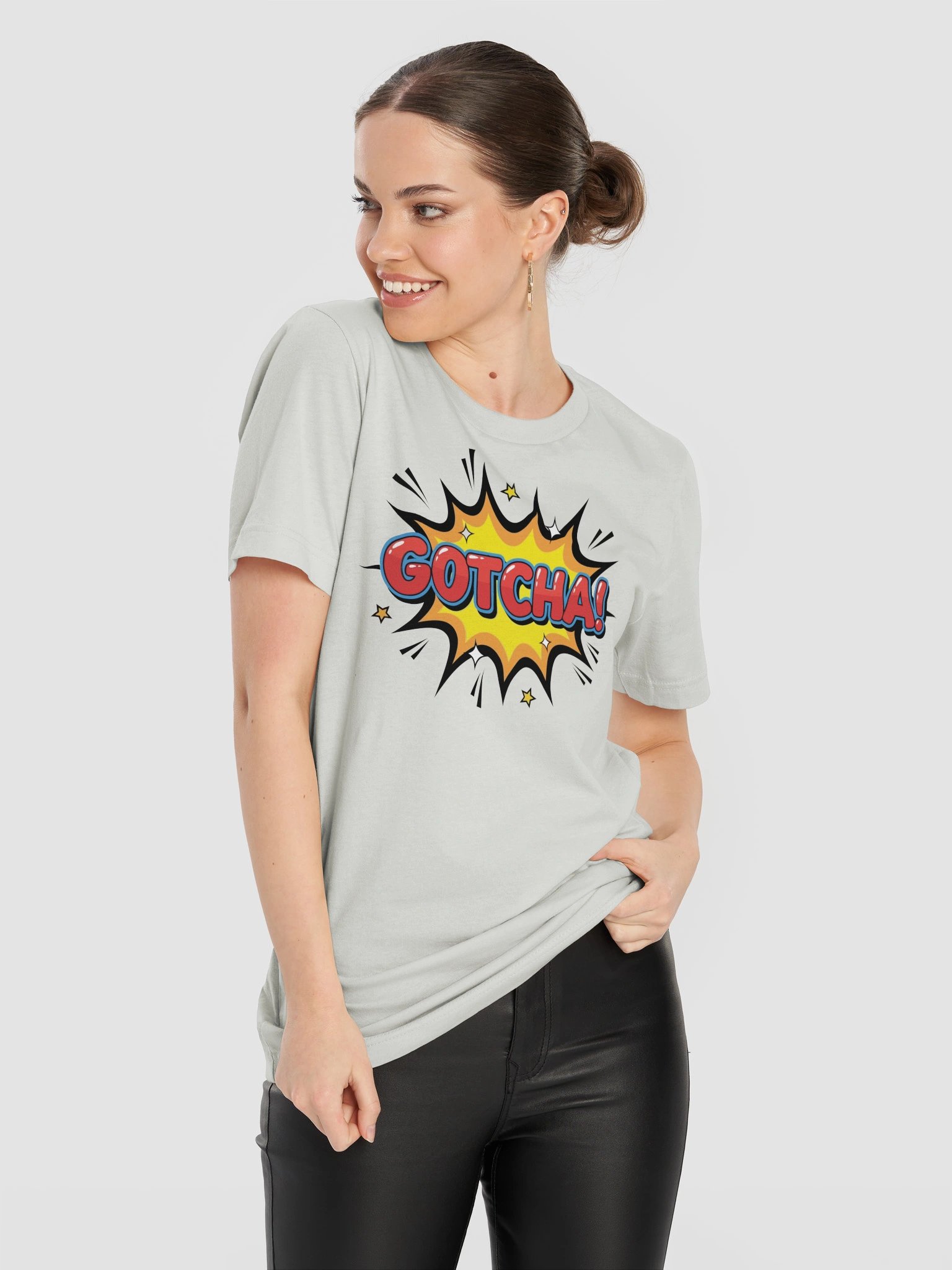 GOTCHA! Comic Book T-Shirt | Retro Pop Art Graphic Tee product image (55)