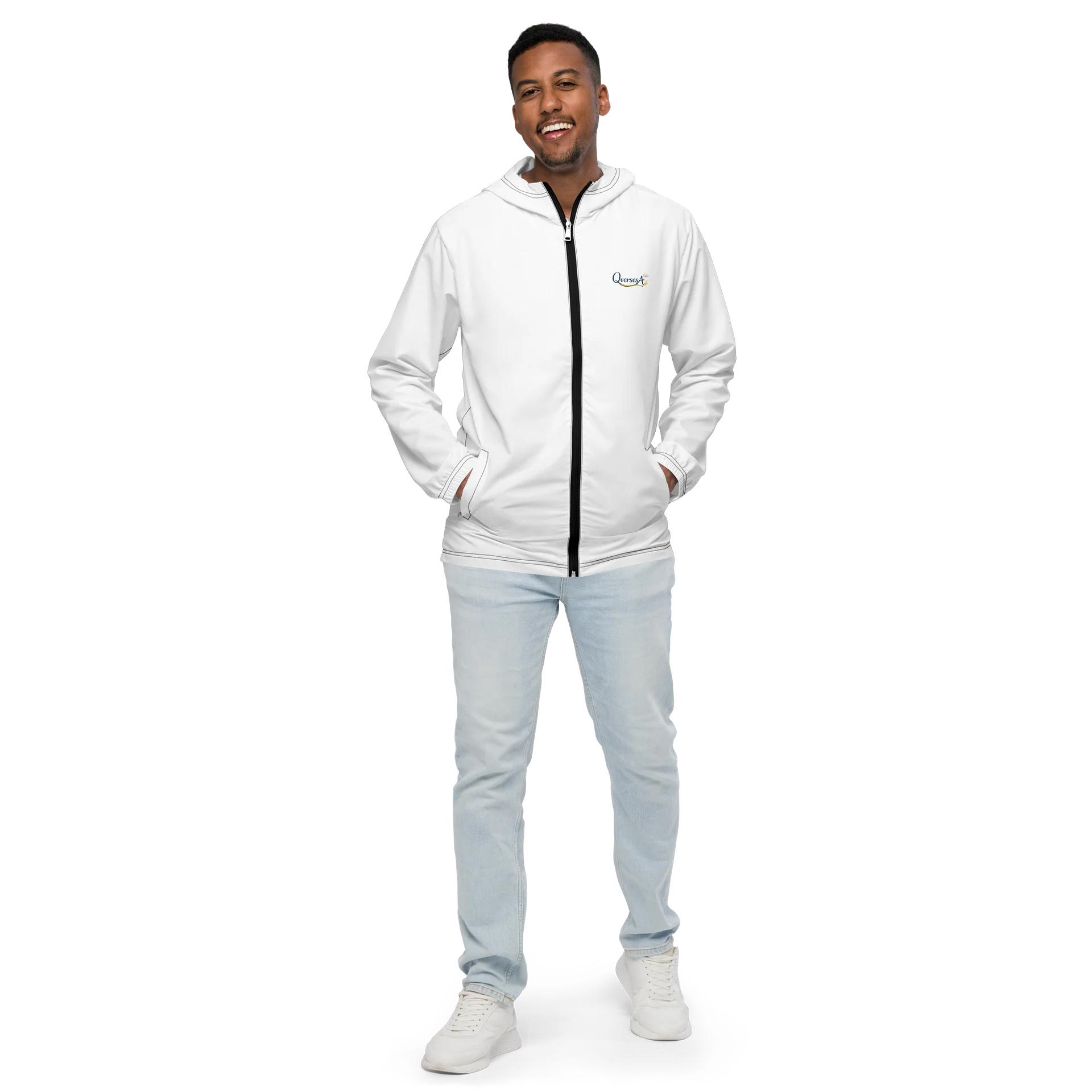 White Faith Windbreaker - unisex product image (2)