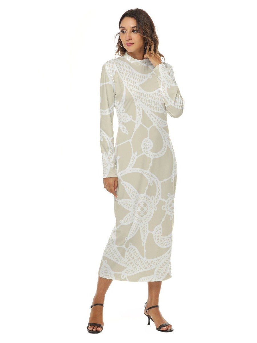 Monochrome Rose Elegance Maxi Dress product image (2)