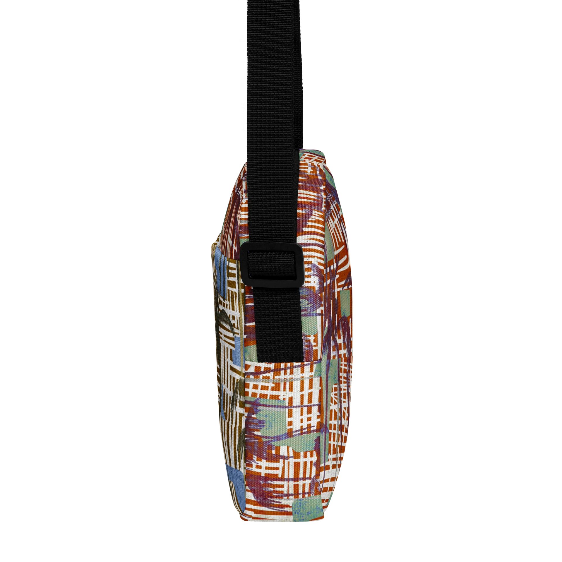 Tropical Palm Grid Crossbody Bag product image (2)