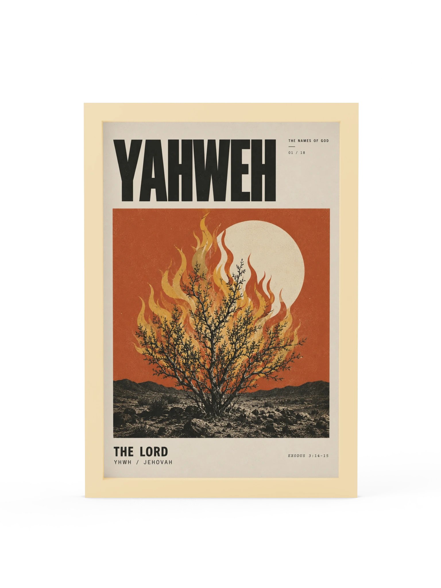 Yahweh | Names of God Framed Print product image (1)