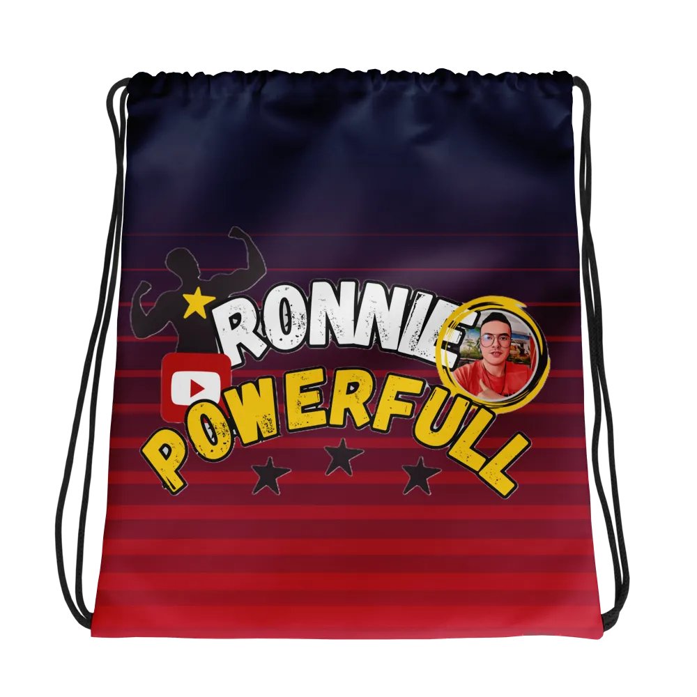 Thumbs-Up Vibes Drawstring Bag product image (1)