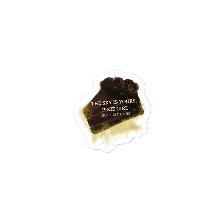 "CHOCOLATE CAKE" Dust Sticker product image (1)