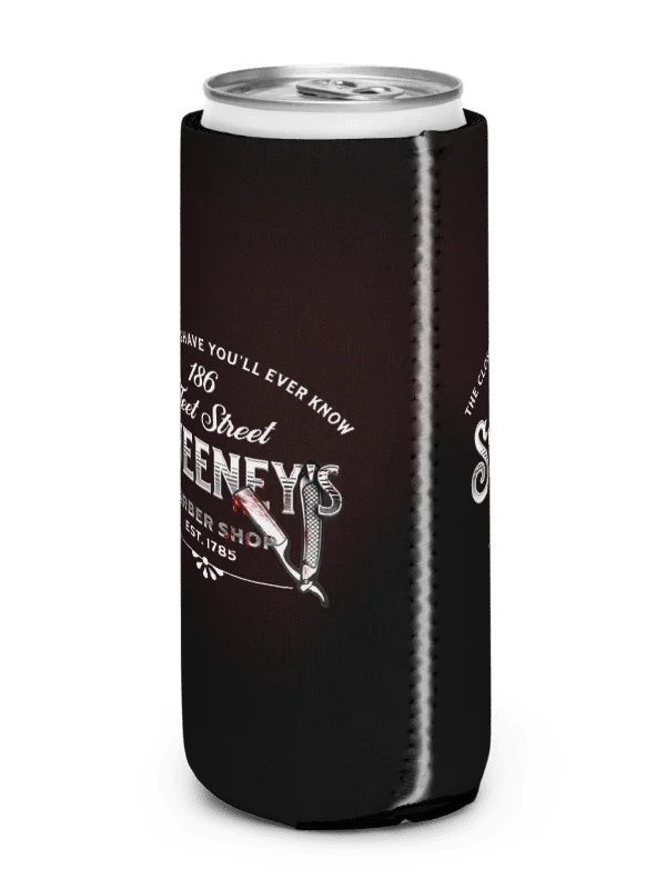 Sweeney Todd Barber Shop Can Cooler – Horror Musical Coozie for Fleet Street Fans product image (2)