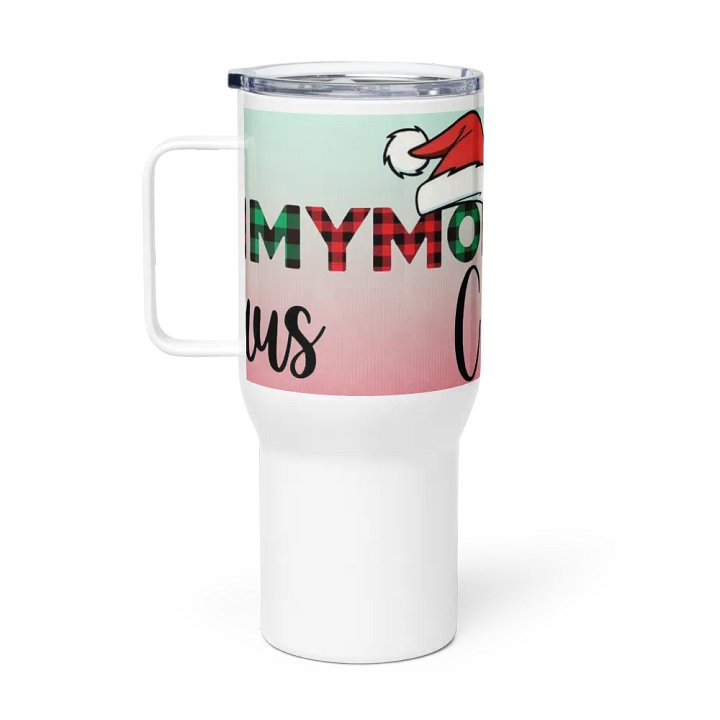 Mommy Claus Plaid Travel Mug product image (1)