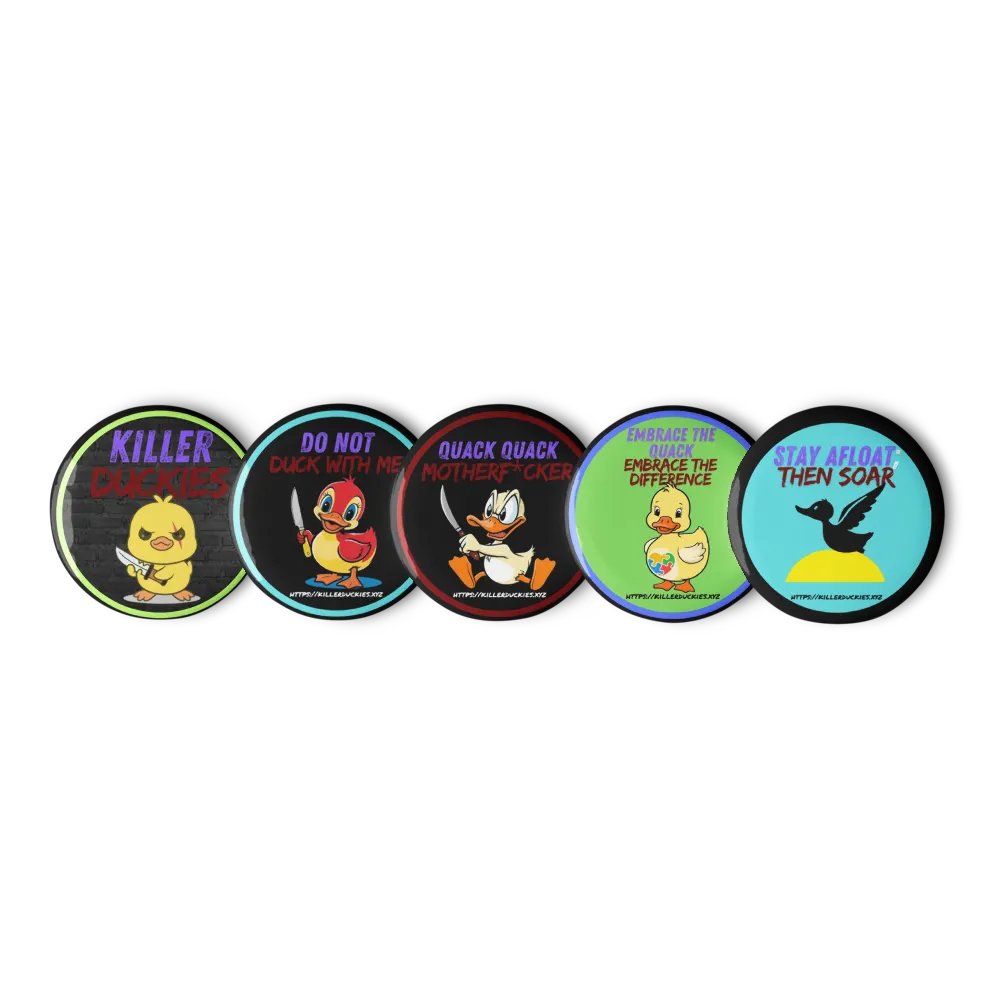 Killer Duckies Buttons product image (1)