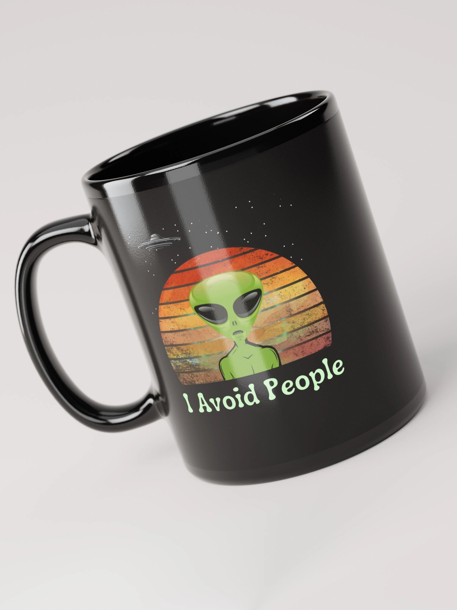 Alien Mug – "I Avoid People" product image (5)