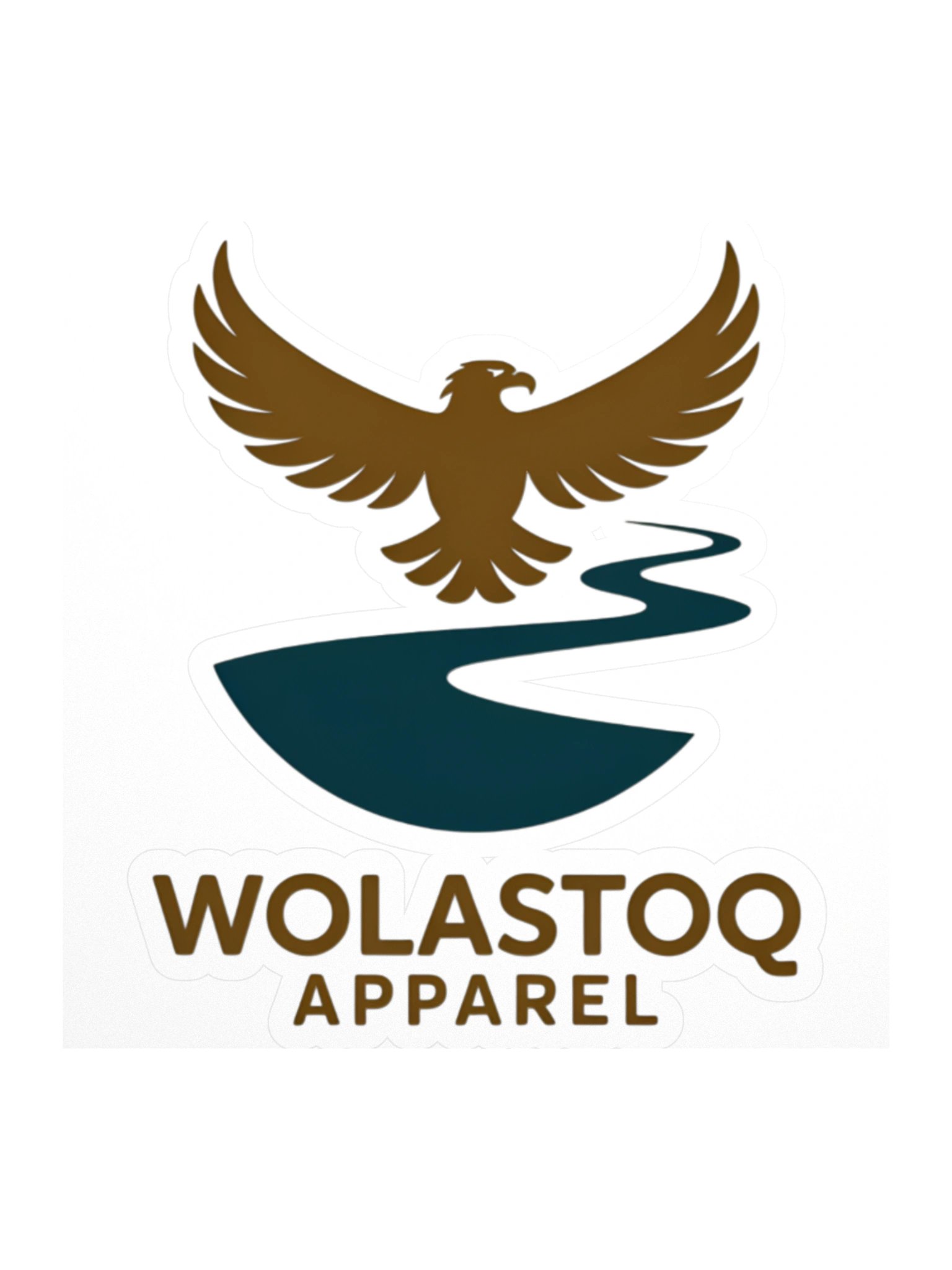 Wolastoq Eagle Kiss Cut Stickers product image (1)