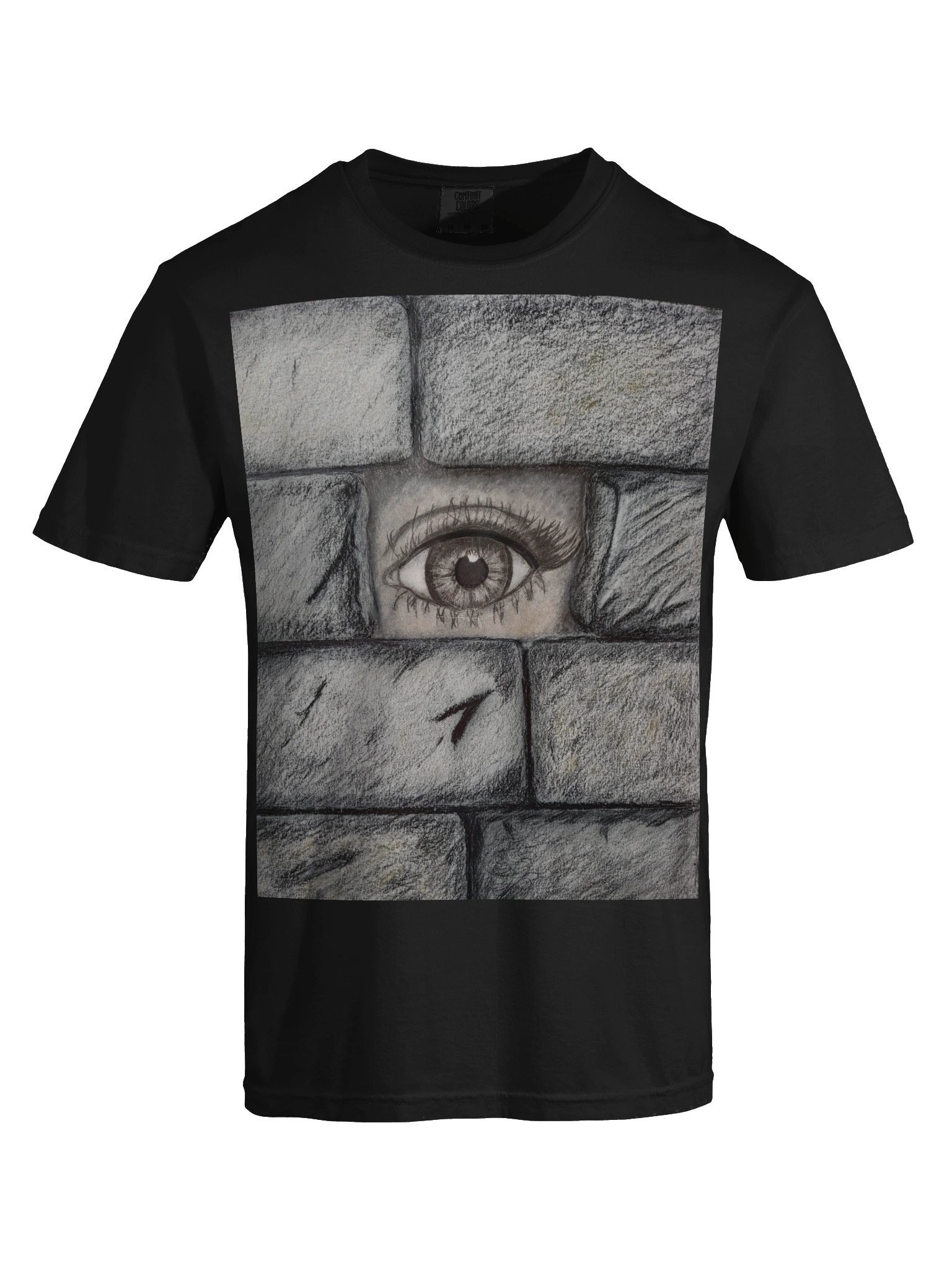 "Eye behind wall" T-Shirt. Men's Comfort Colors Garment-Dyed Heavyweight T-Shirt product image (3)