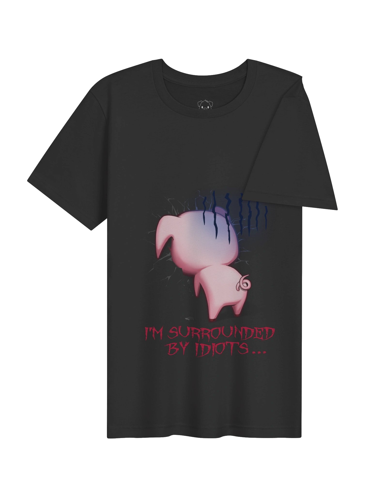 Only idiots Tee product image (4)
