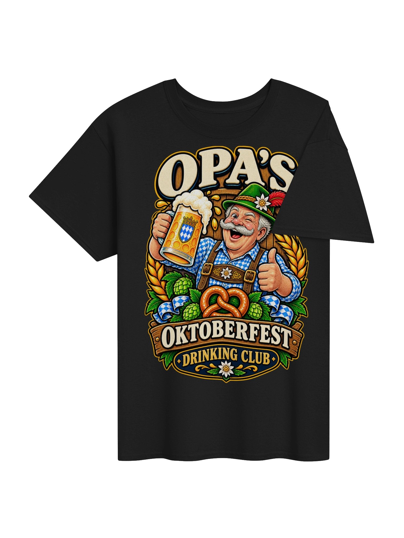 Opa’s Oktoberfest Drinking Club German Beer Vintage Tee product image (38)