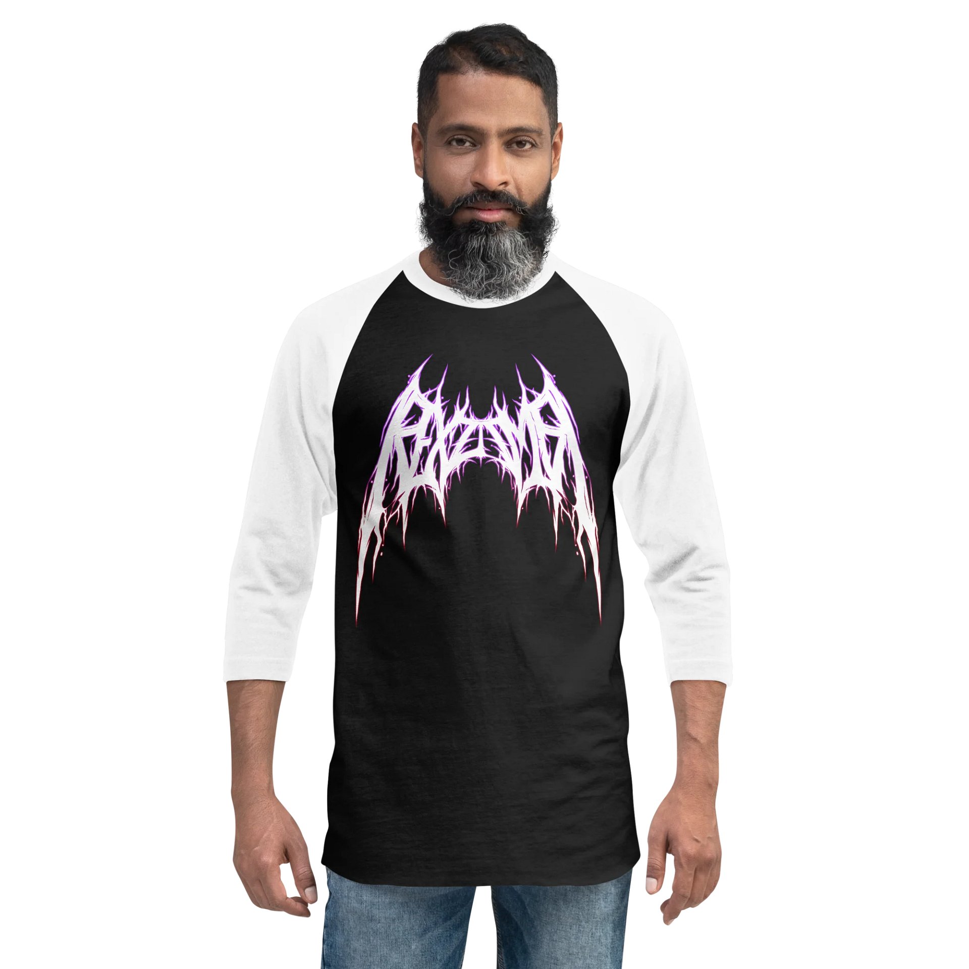 White Gradient Metal Logo | Front product image (2)