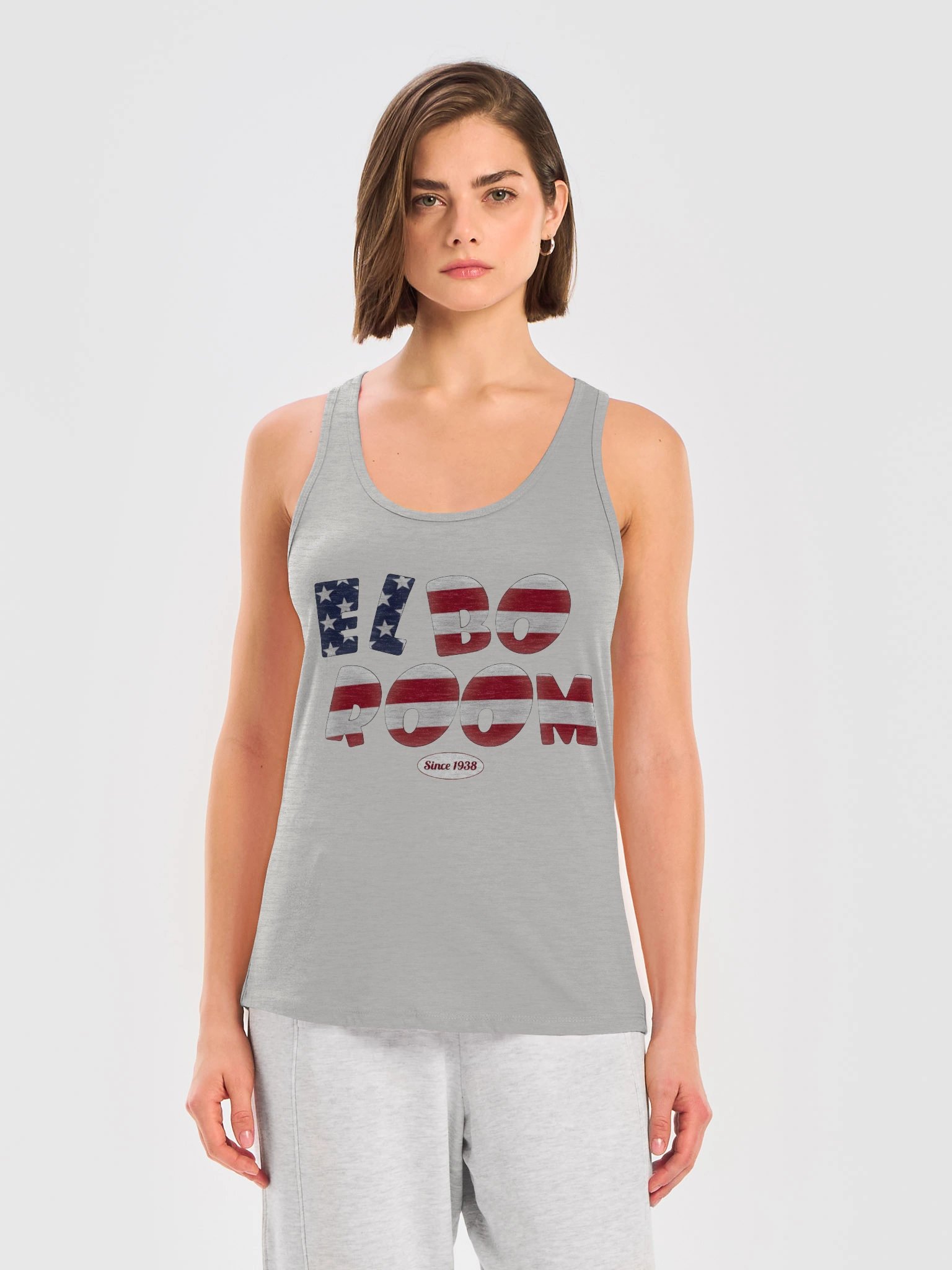 America 250 Women's Racerback Tank | Elbo Room 1776-2026 Edition product image (17)
