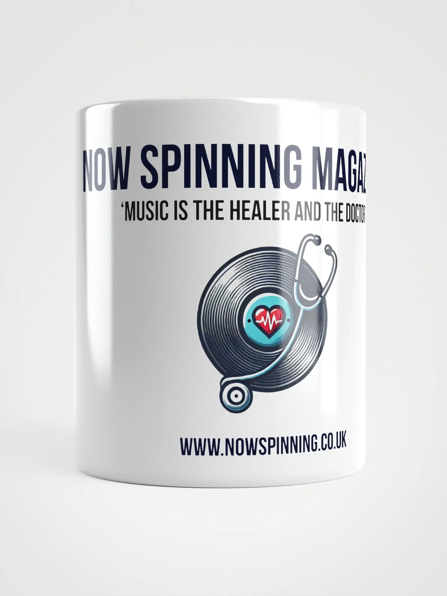 Music is The Healer and The Doctor Mug (white interior) product image (1)