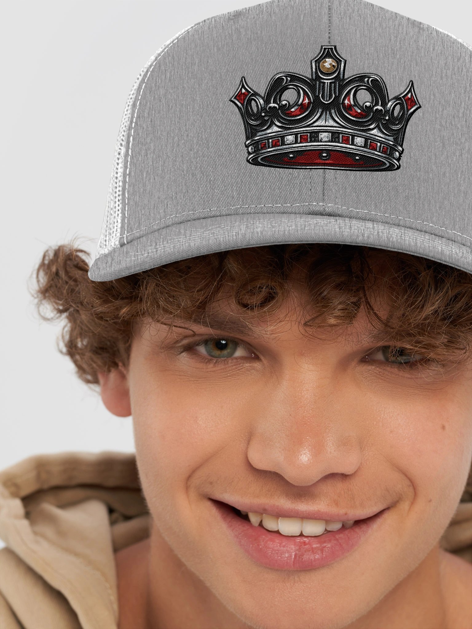 Swisha Sweet King™ Embroidered Crown Trucker Hat product image (8)